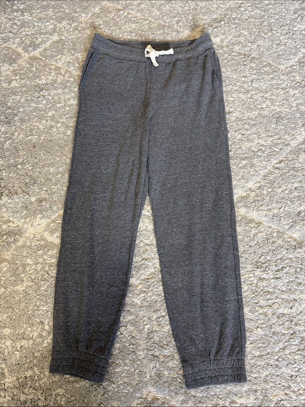 Women’s Medium Madewell Heather Charcoal Drawstring Jogger Pants